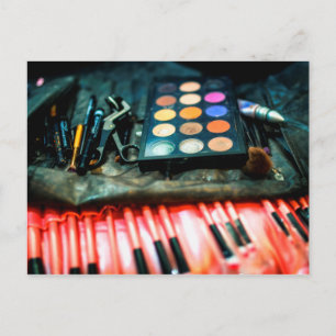 Make-Up Brushes Postcard