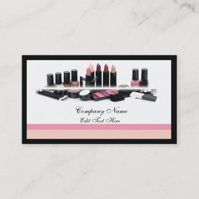 Make Up Business Card #5 (Front)