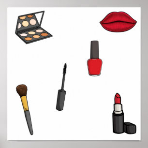 Make-up collection poster
