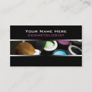 Make Up Cosmetics Business Cards