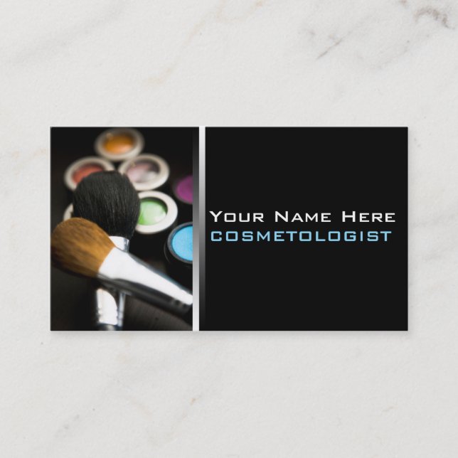 Make Up Cosmetics Business Cards (Front)