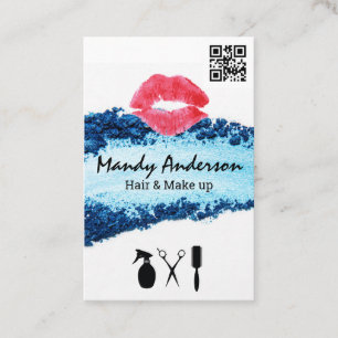 Make Up   Kiss Stain   Hair Tools   QR Code  Business Card