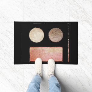 Make-Up Palette-Face by Shirley Taylor Doormat