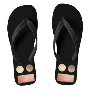 Make-Up Palette-Face by Shirley Taylor Flip Flops