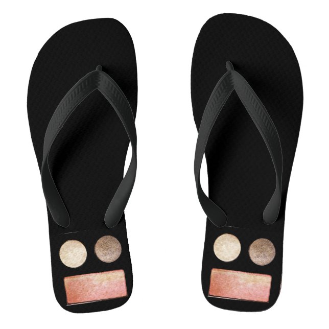 Make-Up Palette-Face by Shirley Taylor Flip Flops (Footbed)