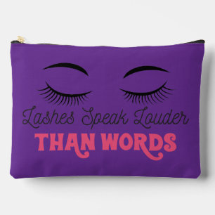 Make Up Quote Accessory Pouch