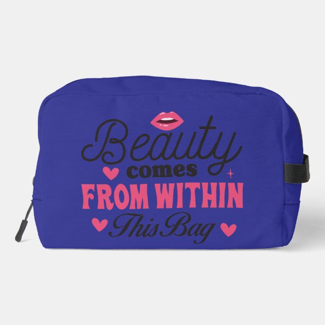 Make Up Quote Dopp Kit (Back)