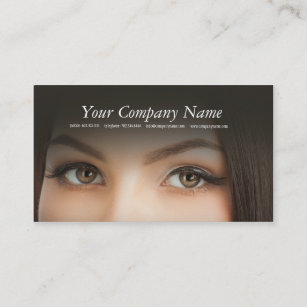 Make-up Specialist Model Face Eyes Business Card