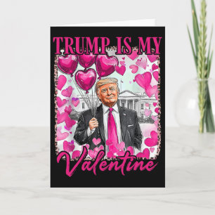 Make Valentine Day Great Again Funny Trump Lovers  Card