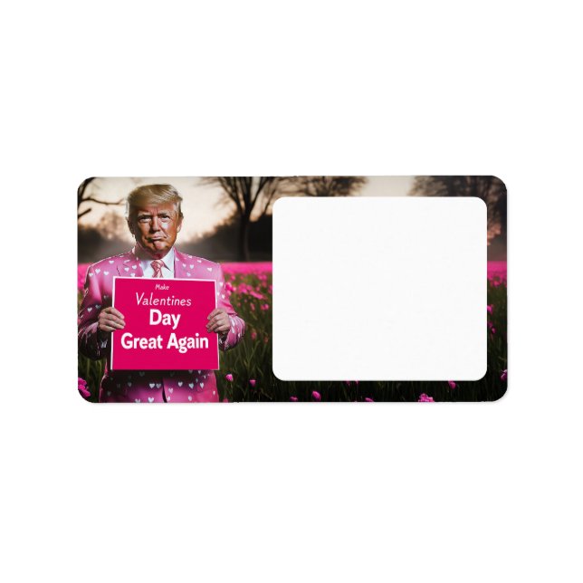 Make Valentine’s Day Great Again Label (Front)