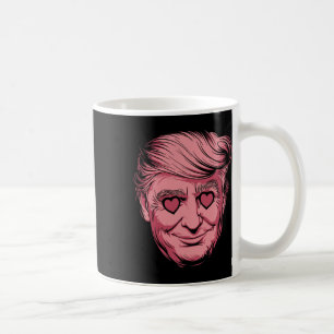 Make Valentine's Day Great Again Funny Trump Heart Coffee Mug