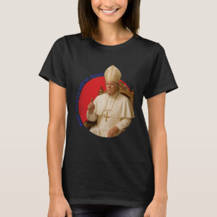 Make Vatican Great Again Funny Pope Trump Retro Ch T-Shirt
