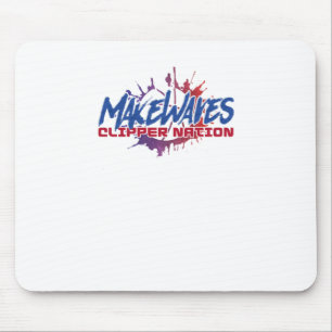 Make Waves Basketball Mouse Mat