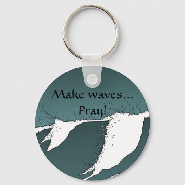 Make waves key ring (Front)