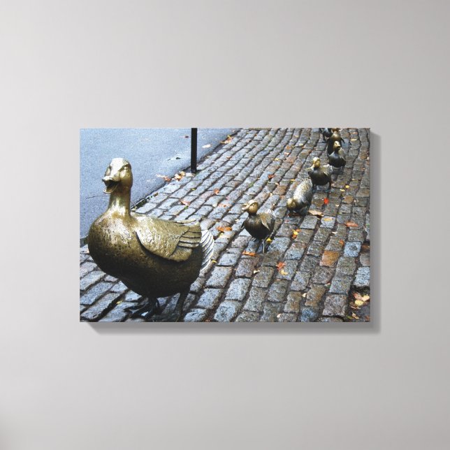 Make Way For Ducklings! Canvas Print (Front)