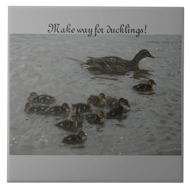 Make Way for ducklings! Tile (Front)