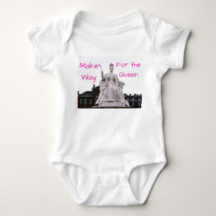 MAKE WAY FOR THE QUEEN  BABY BODYSUIT