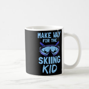Make Way For The Skiing Kid Skier Ski Slopes Hob Coffee Mug