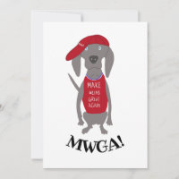 Make Weims Great Again MWGA Weimaraner Dog