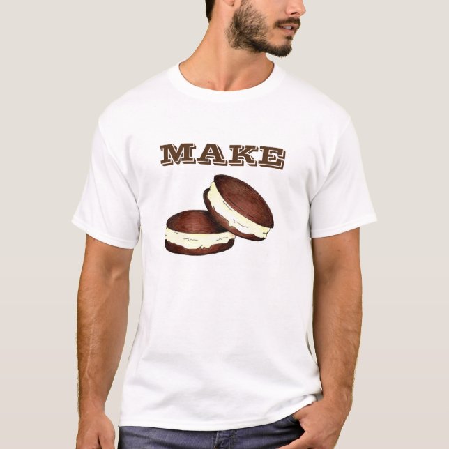 Make Whoopie PA Dutch Funny Whoopie Pies Foodie T-Shirt (Front)