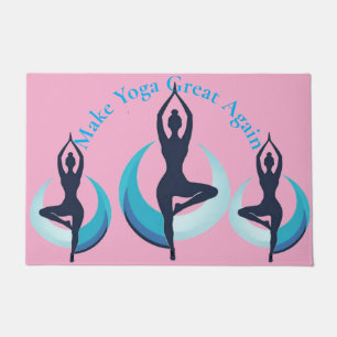 Make Yoga Great Again Thunder_Cove Doormat