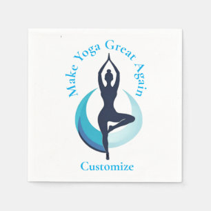 Make Yoga Great Again Thunder_Cove Napkin