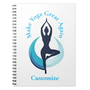 Make Yoga Great Again Thunder_Cove Notebook