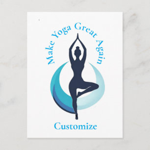 Make Yoga Great Again Thunder_Cove Postcard