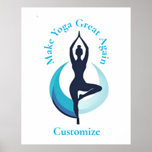 Make Yoga Great Again Thunder_Cove Poster