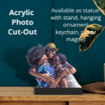 Make you own unique personalized photo photo sculpture key ring<br><div class="desc">Make your own custom photo sculpture designed by you. Simply add your own photo or artwork. perfect gift odea - available as a statue, keychain, magnet, hanging ornament and more - photo sculptures from Ricaso NOTE: You can remove the background of your photo, click on PERSONALIZE THIS TEMPLATE > EDIT...</div>