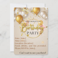 "Make Your Birthday Extra Special with Custom Invi
