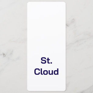 Make Your Brand 4" x 9.25" Rounded Flat Menu