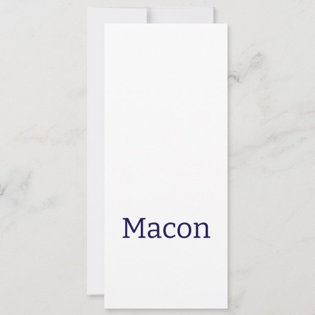 Make Your Brand 4" x 9.25" Squared Invitation (Front)
