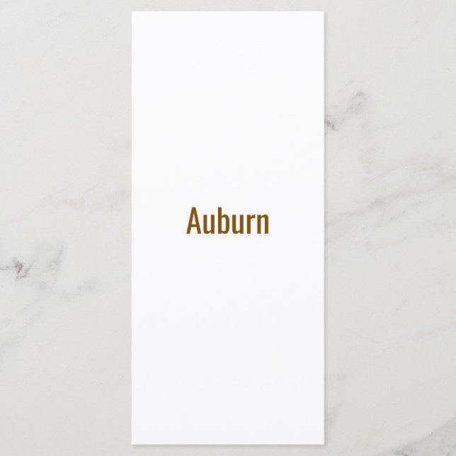 Make Your Brand 4" x 9" Flat Programme (Front)