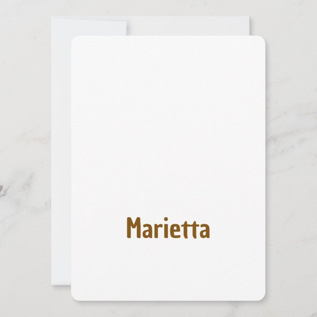 Make Your Brand 5.5" x 7.5" Rounded Invitation (Front)