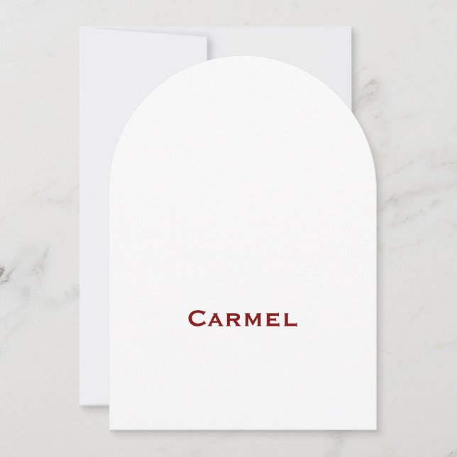 Make Your Brand 5" x 7" Arch Invitation (Front)