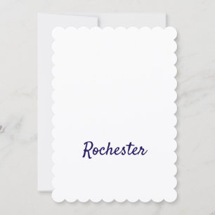 Make Your Brand 5" x 7" Scalloped Flat Holiday Card