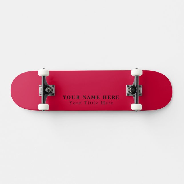 Make Your Brand Goji Berry Modern Skateboard (Horz)