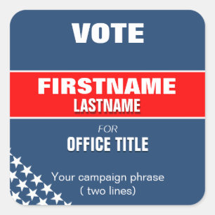 Make your campaign squared Sticker