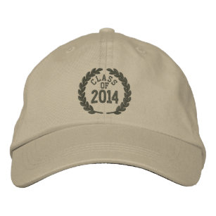 Make your Class Of Your Year Laurels Embroidery Embroidered Hat