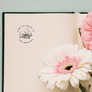 Make Your Custom Vintage From The Library Of  Self-inking Stamp