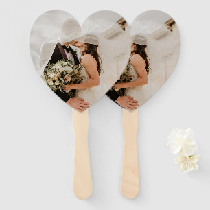 Make Your Day Special - Wedding Heart Hand Fan