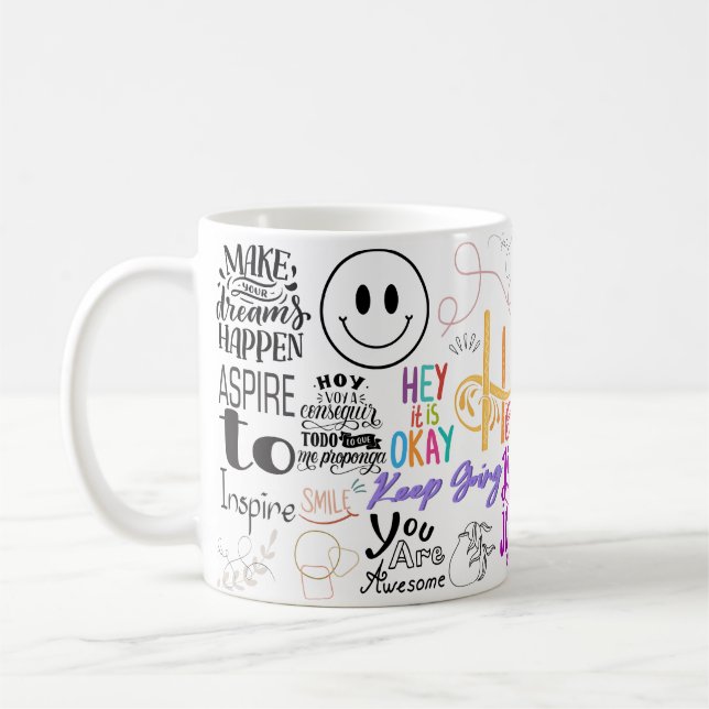make your dream happen coffee mug (Left)
