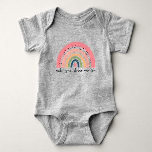 Make Your Dreams Come True Rainbow Baby Bodysuit