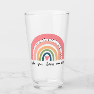 Make Your Dreams Come True Rainbow Glass