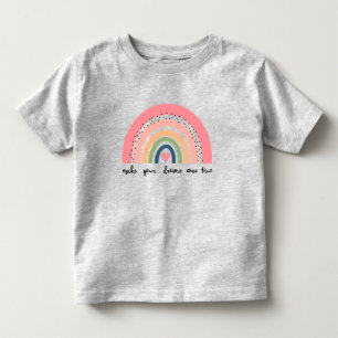 Make Your Dreams Come True Rainbow Toddler T-Shirt