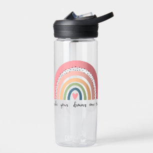 Make Your Dreams Come True Rainbow Water Bottle