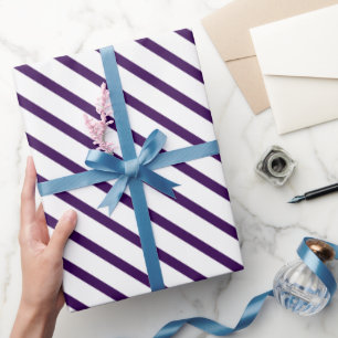 Make Your Gift Elegant in Deep Purple Wrapping Paper