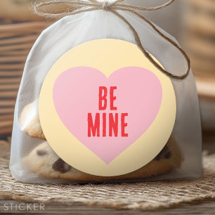 Make your Heart Valentine Saying Classic Round Sticker