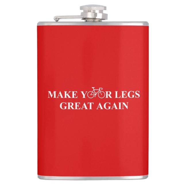 Make Your Legs Great Again Hip Flask (Front)